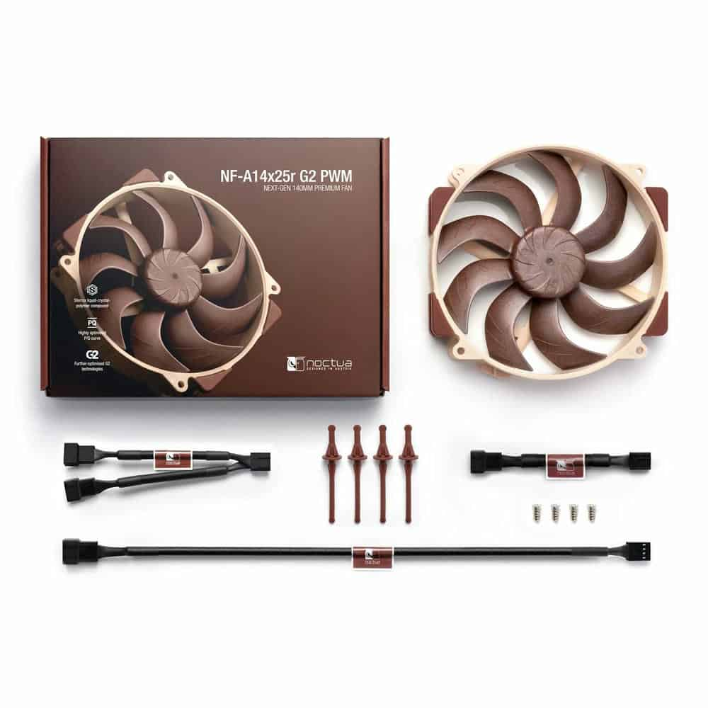 (image for) Noctua NF-A14x25r G2 PWM 12V 140mm Next Generation High Performance Fan